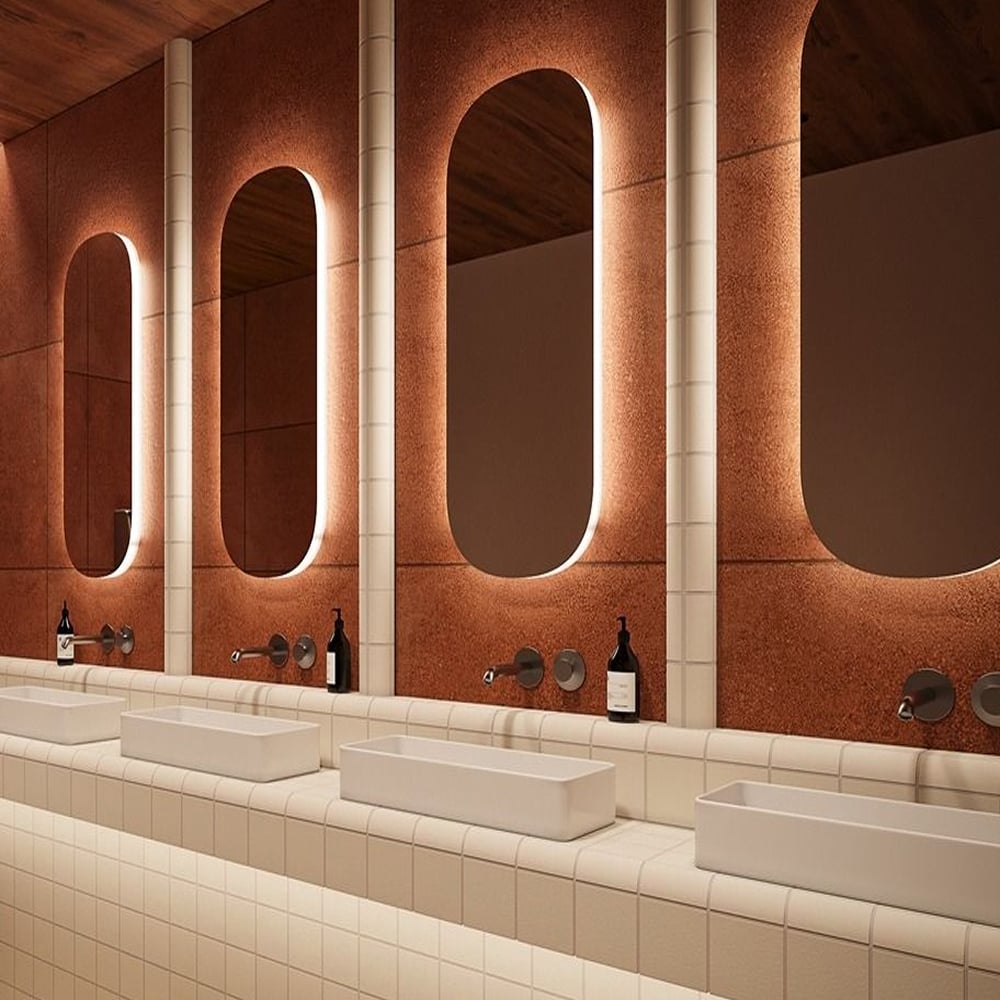 Fresh and stylish restroom where scent experience enhances a clean and comfortable atmosphere.