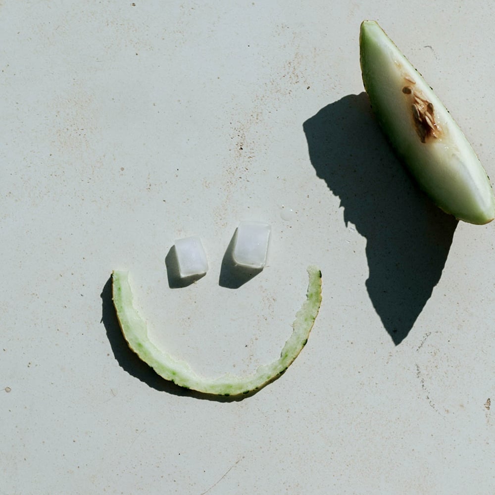 Energising freshness, smiling in clean environment, scent-inspired mood boost