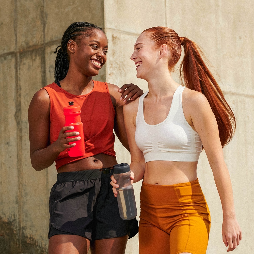 Gym buddies, fresh scent motivation, energising workout vibe