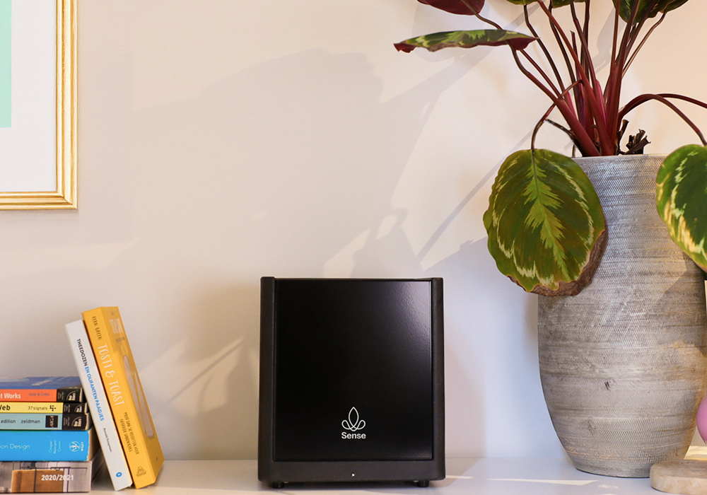 Close-up of scent cartridge providing fresh fragrance in leisure environments