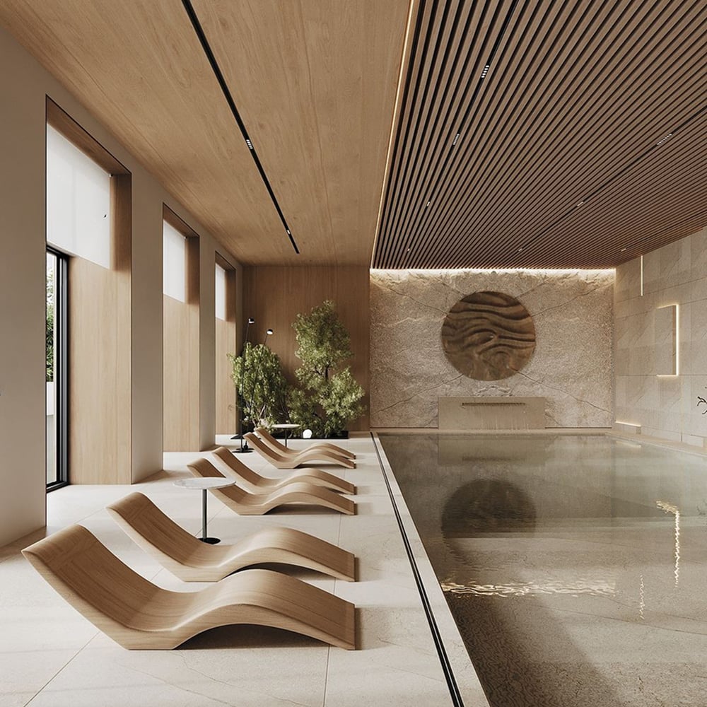 Espace bien-être apaisant où l’expérience olfactive crée une oasis de calme, de confort et de luxe.