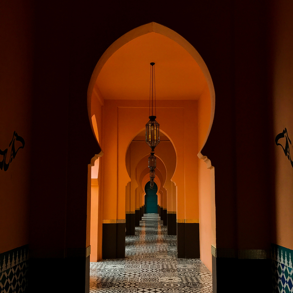 Warme hammam retreat setting voor serene wellness