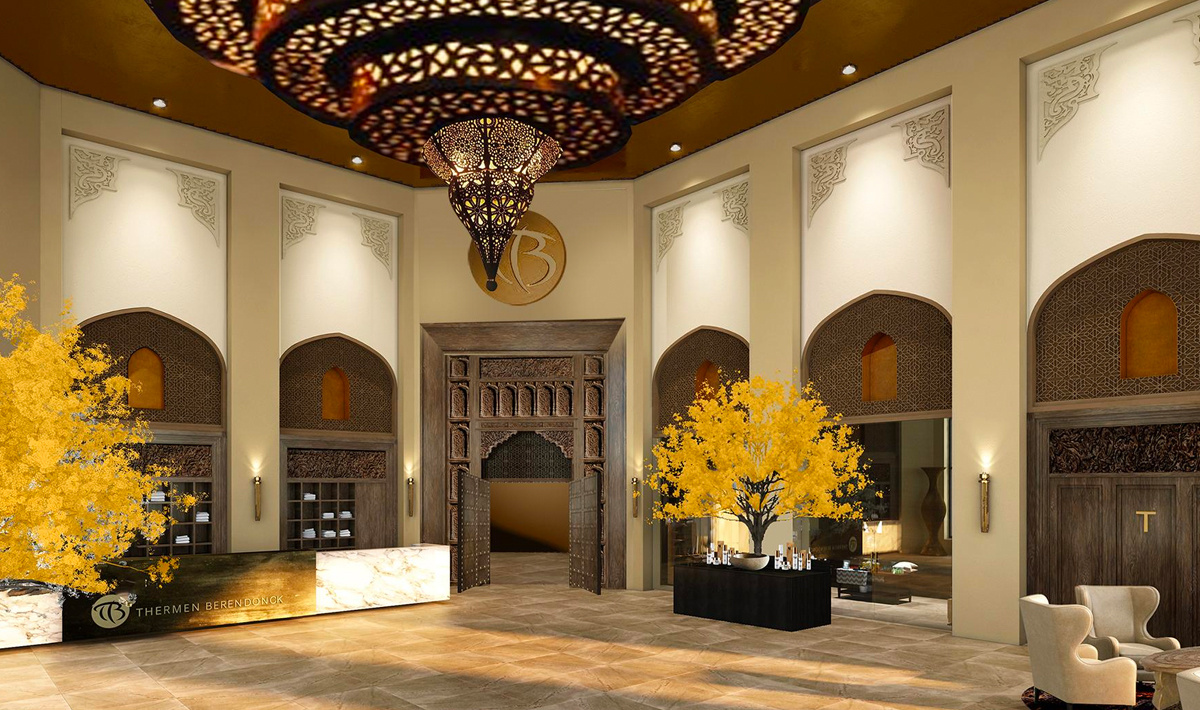 Scent experience at Thermen Berendonck creates a welcoming and luxurious atmosphere